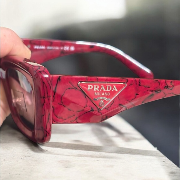 Women’s Prada Rectangle Marble Sunglasses main image 10